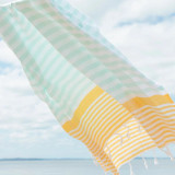 Sofia Turkish Towel Mint Yellow