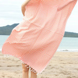 St Tropez Towel Coral
