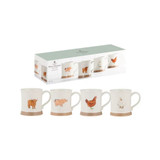 Farm Friends 4pk Assorted Mug by Ashdene