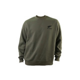 All Blacks Adult Crew Neck Sweat Shirt Khaki
