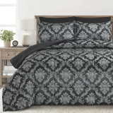 Oxford Black Comforter Set 5Pc