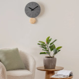 Arlo Pendulum Clock Dark Grey by Karlsson