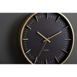 Raised Batons Clock Gold by Karlsson