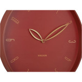 Petals Wall Clock Red Ochre by Karlsson