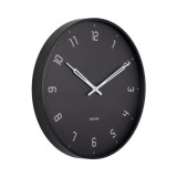 Stark Wall Clock Black by Karlsson
