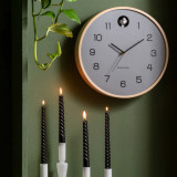 Natural Cuckoo Clock Mouse Grey by Karlsson