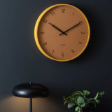 Stark Wall Clock Honey Yellow by Karlsson