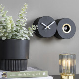 Duo Cuckoo Clock Matte Black by Karlsson