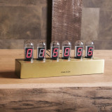 Cathode Clock Gold by Karlsson
