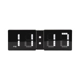 LED Look Flip Clock Black by Karlsson