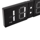 LED Look Flip Clock Black by Karlsson