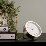 Tinge Alarm Clock Silver/White by Karlsson