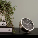 Tinge Alarm Clock Silver/Black by Karlsson