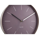 Minimal Clock Purple by Karlsson