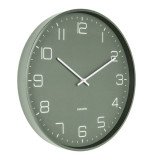 Lofty Wall Clock Matte Green by Karlsson