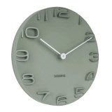 On The Edge Clock Jungle Green  by Karlsson