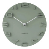 On The Edge Clock Jungle Green  by Karlsson