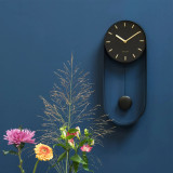 Charm Pendulum Clock Black by Karlsson