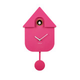 Modern Cuckoo Clock Bright Pink by Karlsson