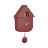 Modern Cuckoo Clock Red Ochre by Karlsson