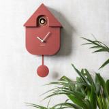 Modern Cuckoo Clock Red Ochre by Karlsson