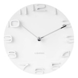 On The Edge Clock White by Karlsson