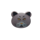 Cute Bag Clips-British Shorthair 4 x 4cm by White Magic (6 Pack)