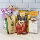 Cute Bag Clips-Burmese 4 x 4cm by White Magic (6 Pack)
