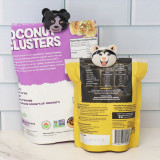 Cute Bag Clips-Siberian Husky 4 x 4cm by White Magic (6 Pack)