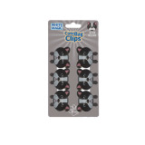 Cute Bag Clips-French Bulldog 4 x 4cm +by White Magic (6 Pack)