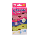 Scrubtastic Scrub & Wipe Sponge Duo by White Magic (2 Pack)