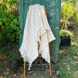 Bliss Wool Mohair Blend Blush/Winter White by Linens and More