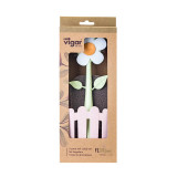 Florganic Pink 3pc Sink Caddy Set by Vigar