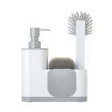 Rengo Monobloc White 4pc Sink Caddy Set