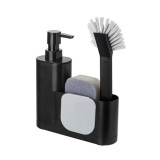 Rengo Monobloc Black 4pc Sink Caddy Set