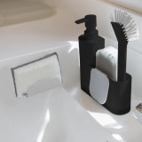 Rengo Monobloc Black 4pc Sink Caddy Set