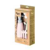 Florganic Pink 3pc Sink Caddy Set + Dispenser by Vigar