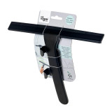 Zense Black Steel Squeegee With Hanger by Vigar