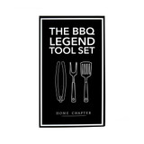The BBQ Legend Tool Book Box by Home Chapter