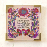 Corner Magnet - Here's To Strong by Natural Life