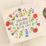 Happy Box - You Make The World Better (Empty Box) by Natural Life