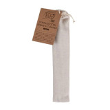 Eco Basics Stainless Steel Straw with Cleaner and Pouch 8mm by White Magic