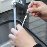 Eco Basics Stainless Steel Straw with Cleaner and Pouch 8mm by White Magic