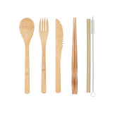 Eco Basics Reusable Bamboo Cutlery Set by White Magic