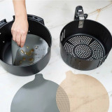 Silicone Fibreglass Air Fryer Liner Round - Set of 2 by Nostik