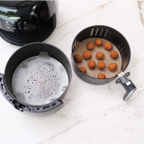 Silicone Fibreglass Air Fryer Liner Round - Set of 2 by Nostik