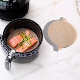 Silicone Fibreglass Air Fryer Liner Round - Set of 2 by Nostik