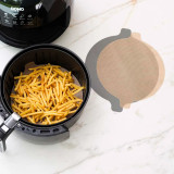 Silicone Fibreglass Air Fryer Liner Round - Set of 2 by Nostik