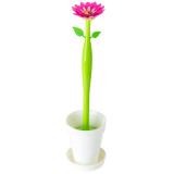 Flower Power White Toilet Set by Vigar