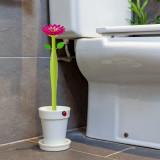 Flower Power White Toilet Set by Vigar